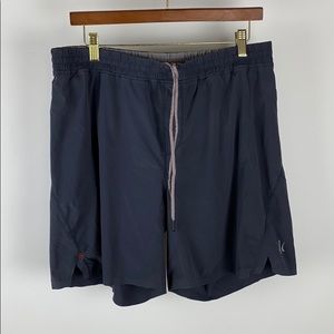 Rhone men’s workout lined shorts size XL